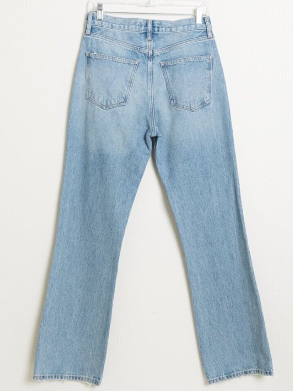 AGOLDE 90s Pinch Waist High Rise Straight Jeans Light Wash Size 26 - Picture 4 of 14